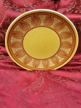 Vintage Taylor Smith & Taylor Honey Gold Ironstone dinner plate